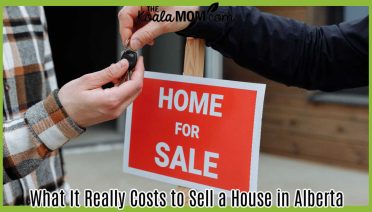 What It Really Costs to Sell a House in Alberta. Photo of two hands exchanging keys over a red "home for sale" sign by Thirdman via Pexels.