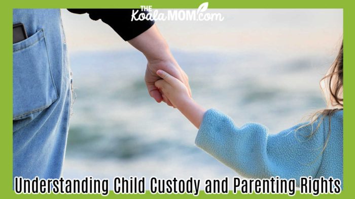 Understanding Child Custody and Parenting Rights. Photo of mom wearing jeans holding the hand of a child wearing a fuzzy sweater, facing the ocean, by iddea photo via Pexels.