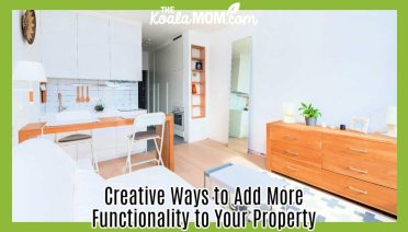 Creative Ways to Add More Functionality to Your Property. Photo of modern white living room and kitchen by Max Vakhtbovych via Pexels.