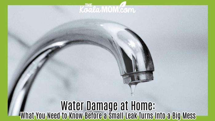 Water Damage at Home: What You Need to Know Before a Small Leak Turns Into a Big Mess. Photo of a dripping tap by Zulfugar Karimov via Pexels.