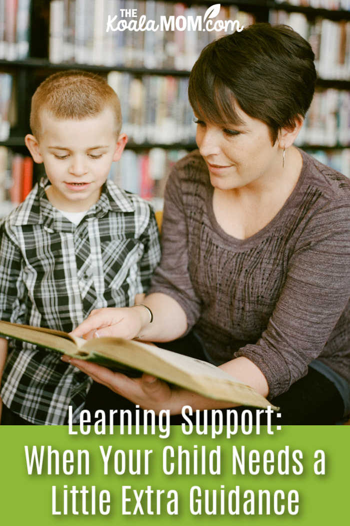 Learning Support: When Your Child Needs a Little Extra Guidance. Photo of woman helping boy read by Adam Winger via Unsplash.