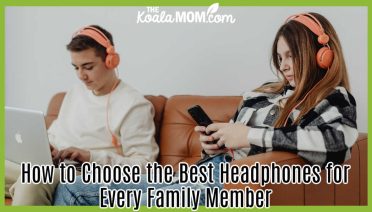 How to Choose the Best Headphones for Every Family Member without Overspending. Two teenagers using electronics with headphones on a couch. Photo by https://kaboompics.com/ via Pexels.