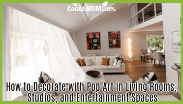 How to Decorate with Pop Art in Living Rooms, Studios, and Entertainment Spaces. A spacious, airy living room with modern interior design and vibrant art pieces. Photo by Claire Rendall via Pexels.