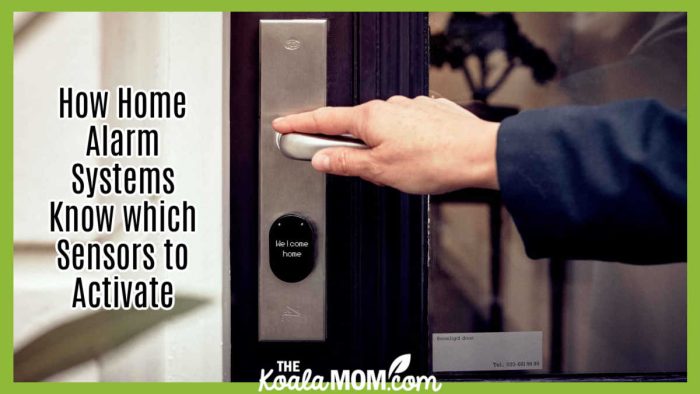 How Home Alarm Systems Know which Sensors to Activate. A hand opening a smart home door with digital access panel, conveying security and technology. Photo by Joppe Beurskens via Pexels.