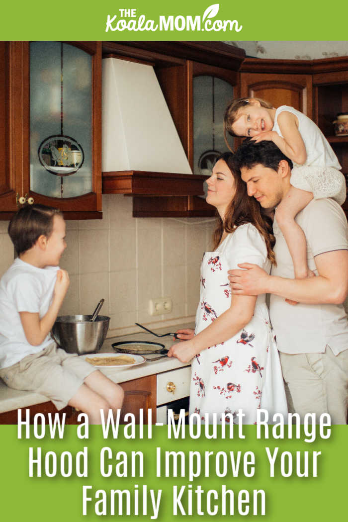 How a Wall-Mount Range Hood Can Improve Your Family Kitchen. A joyful family moment as parents and children cook together in a cozy kitchen setting. Photo by Elina Fairytale via Pexels.