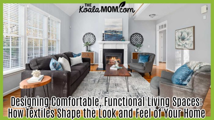 Designing Comfortable, Functional Living Spaces: How Textiles Shape the Look and Feel of Your Home. Bright and elegant living room interior with a cozy fireplace and modern design elements. Photo by Curtis Adams via Pexels.